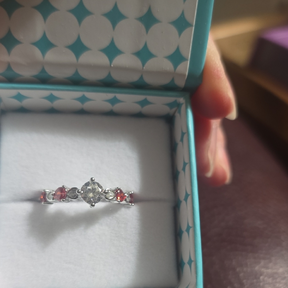 New With Box Ryze Sterling Silver Ring. Size 7.